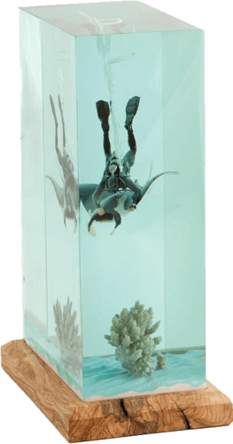 HDPE epoxy resin mold for casting resin trays